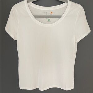 C&C California Organic Cotton‎ White Short Sleeve Tee M NEW